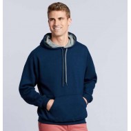GI185C00 HEAVY BLEND™ ADULT CONTRAST HOODED SWEATSHIRT