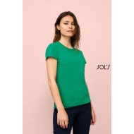 SO11502 IMPERIAL WOMAN ROUND COLLAR T-SHIRT